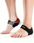 Dualeco Upgraded Plantar Fasciitis Heel Support, More Comfortable Pain Relief, Adjustable Protectors for Men/Women, Cushion Pads for Foot Fatigue/Achilles Tendinitis