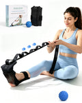 Plantar Fasciitis Foot Massager Kit with Massage Ball & Stretch Strap