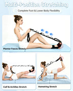 Plantar Fasciitis Foot Massager Kit with Massage Ball & Stretch Strap