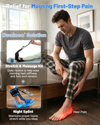 Plantar Fasciitis Night Splint, One Lightweight Foot Brace for Heel Pain